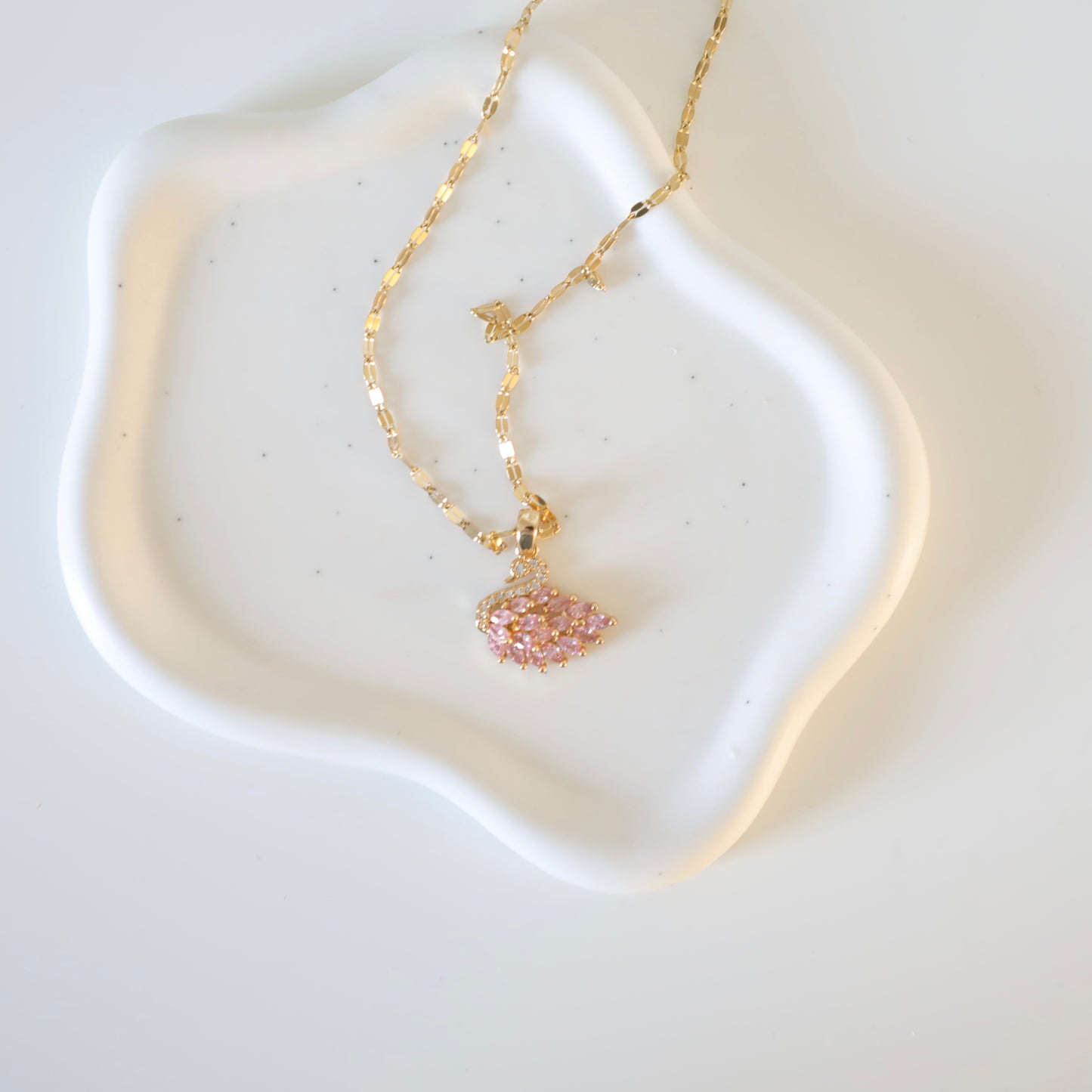 Swan Pendant Odette Necklace