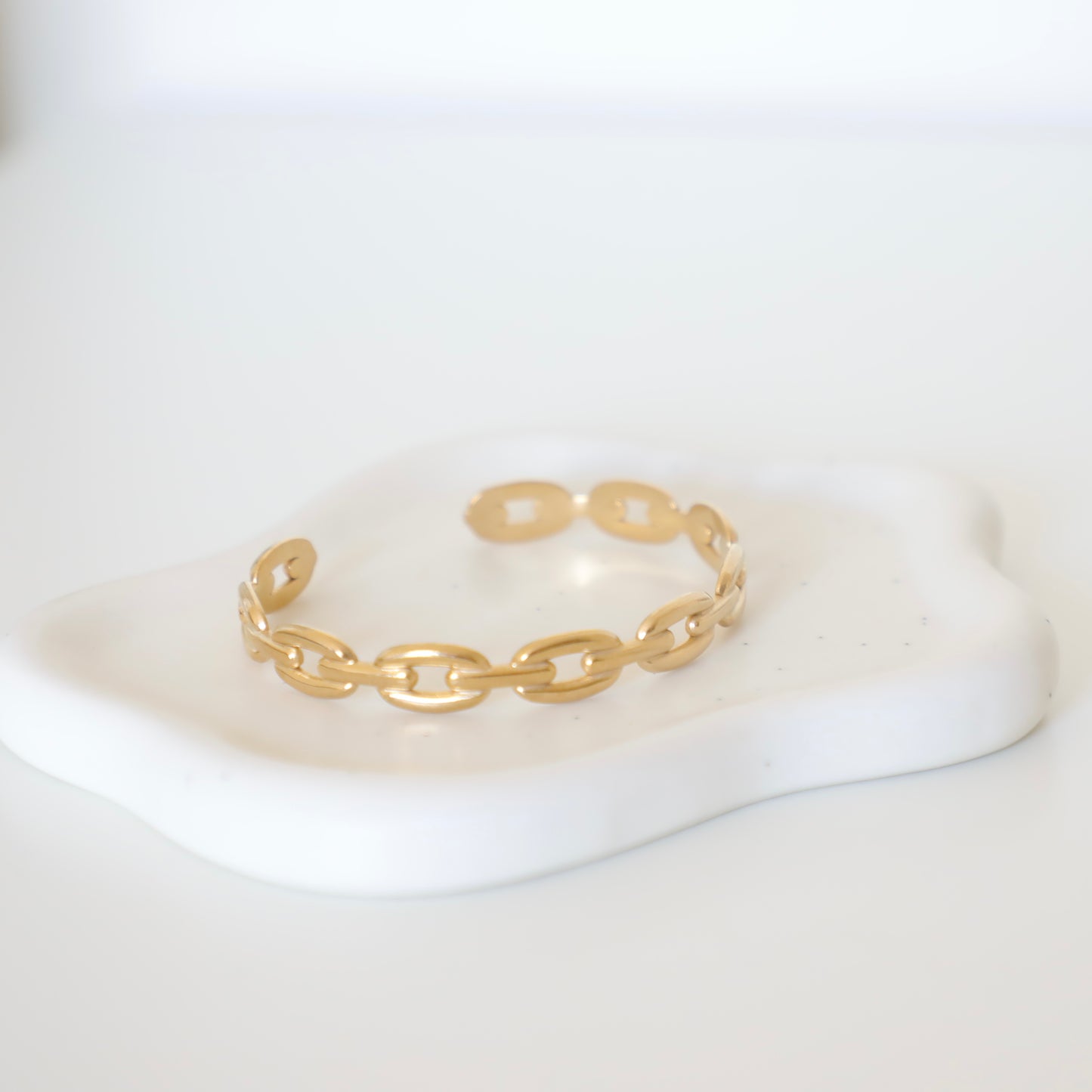 Adjustable Chunky Chain Bangle Lara Bracelet