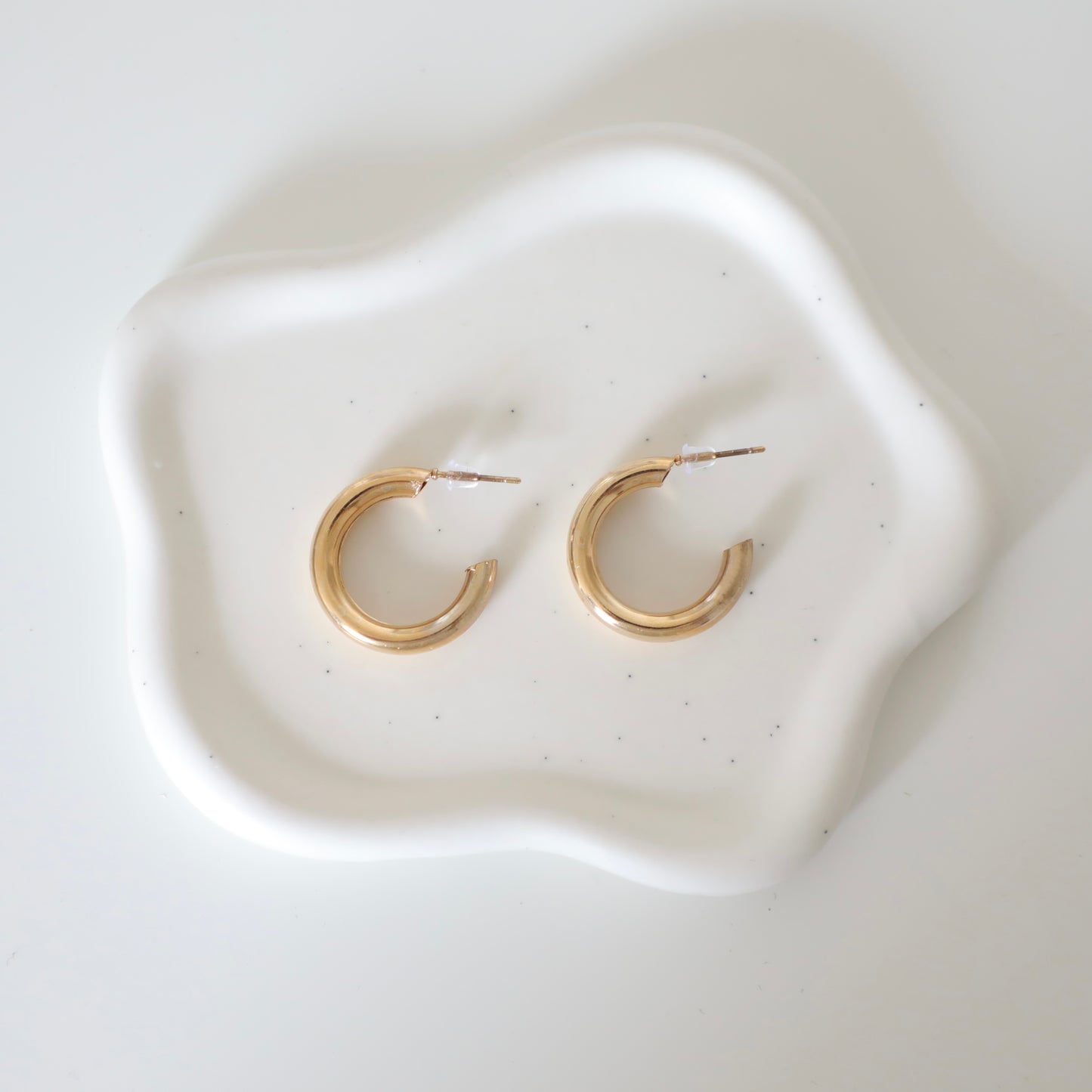 Chunky Half Hoop Aria Earrings