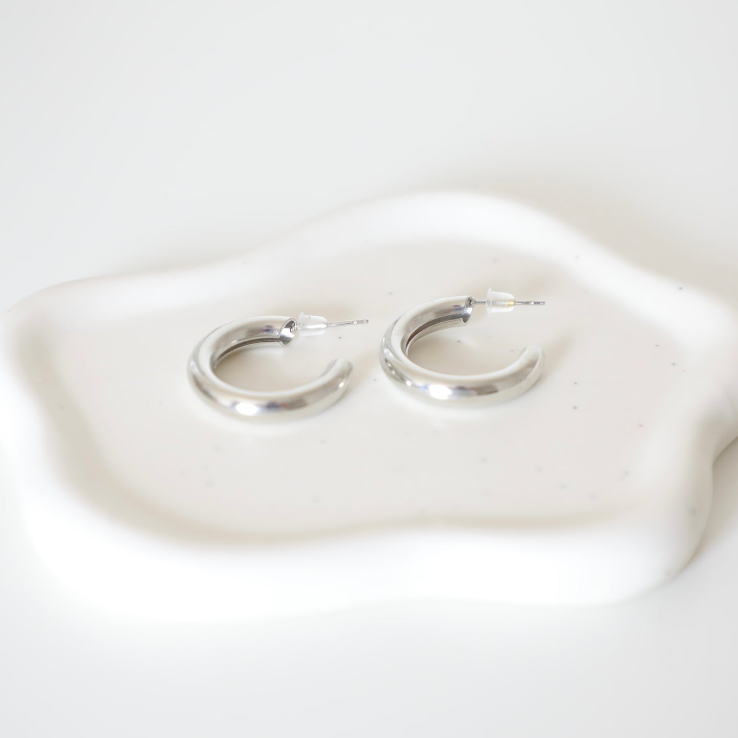 Chunky Half Hoop Aria Earrings