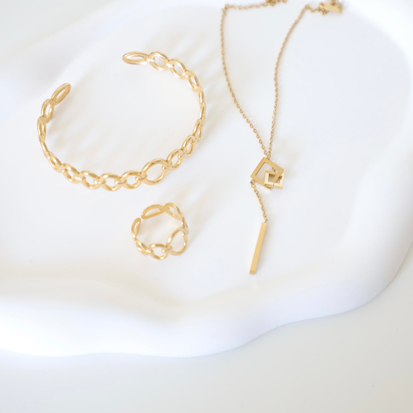 Ava Bracelet, Ava Ring and Katheryn Necklace