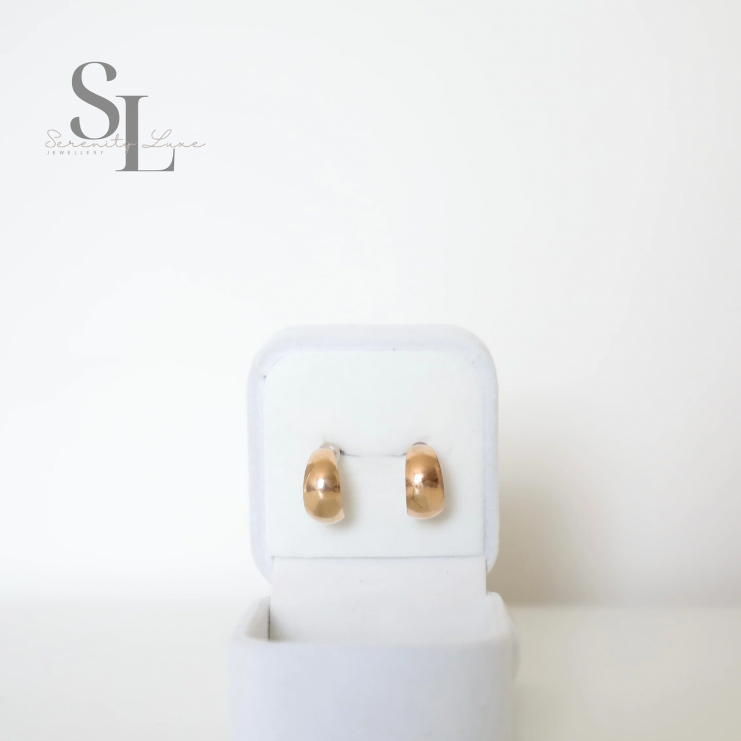 Minimal Small Scoop Cleo Earrings